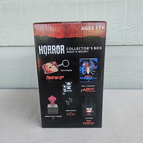 CultureFly Horror Collectors Box with Smols Mini Figure NUN socks Exorcist Tote - Picture 4 of 6